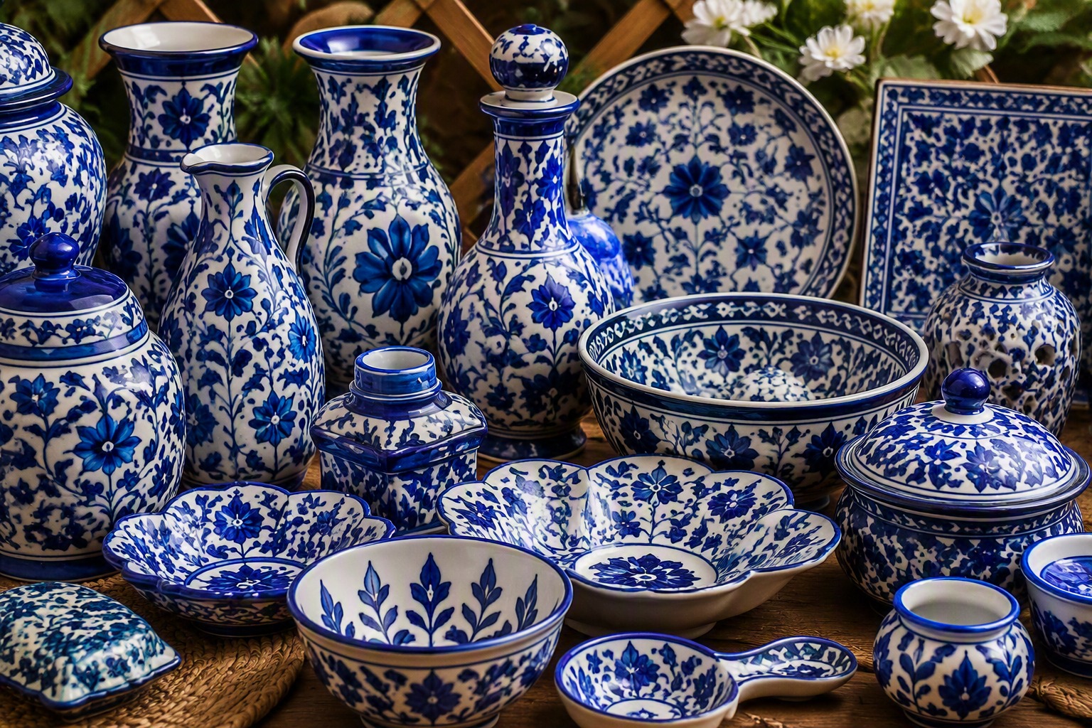 Blue Pottery
